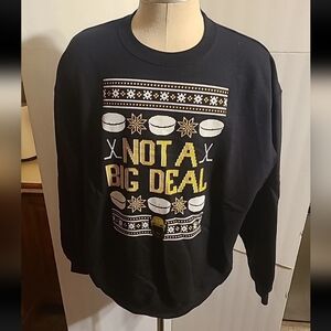 BARSTOOL SPORTS X CHAMPION CREWNECK 2XL SWEATSHIRT HOCKEY NOT A BIG DEAL PORTNOY